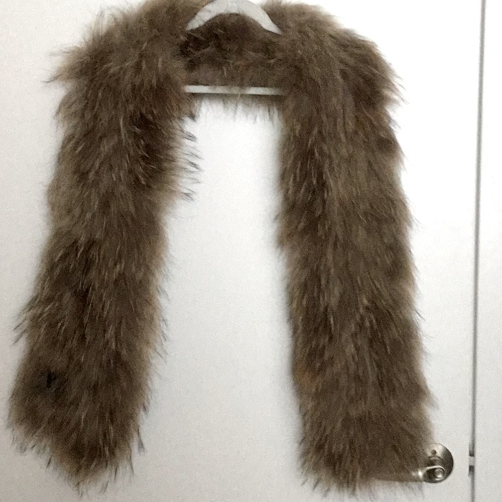 Raccoon Fur Scarf